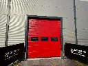 Glazed sectional door