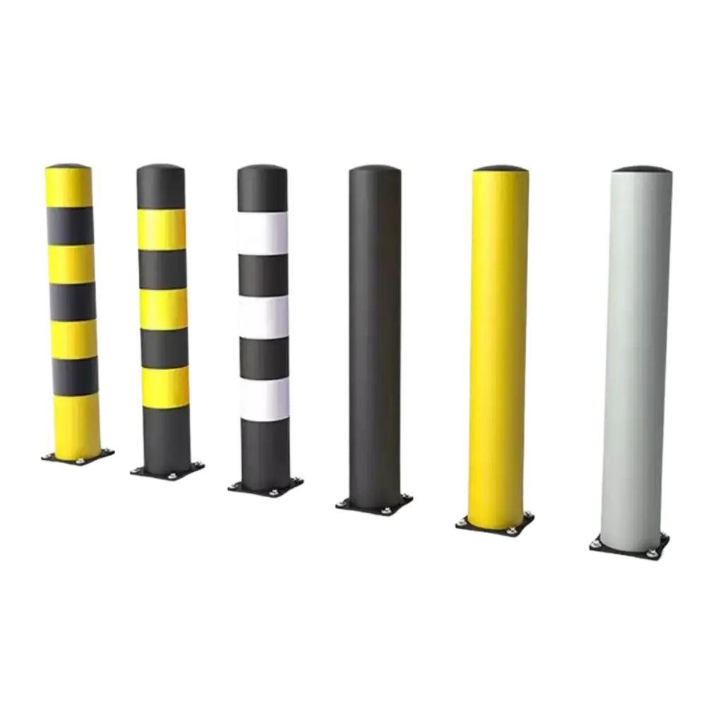 Industrial collision protection post