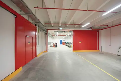 Fire-resistant sliding door
