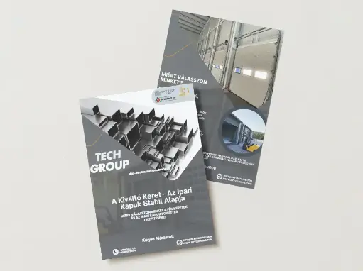 Metal frame support for industrial doors